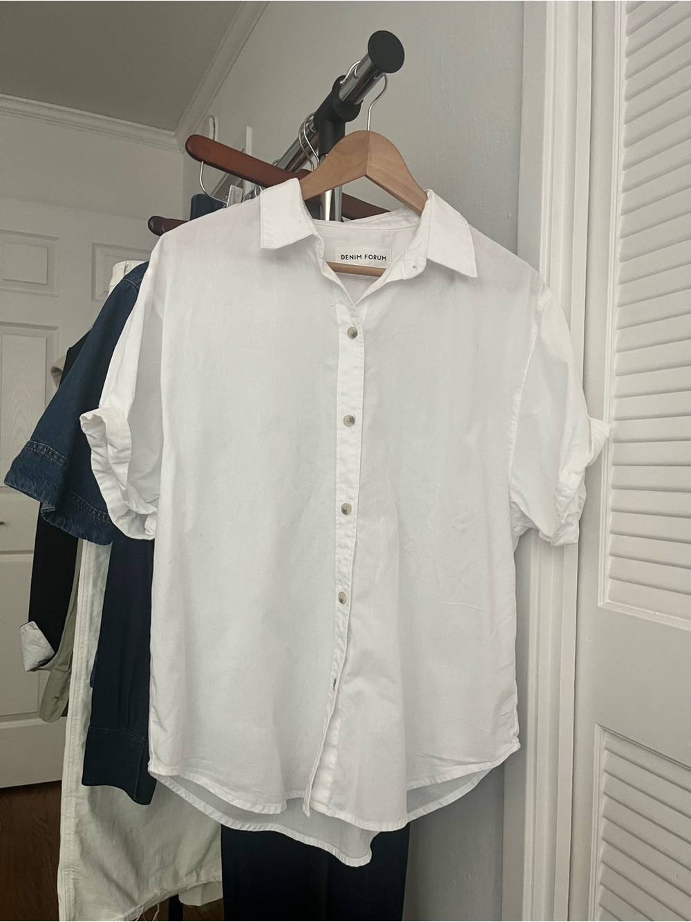 Classic short sleeve button down by denim forum